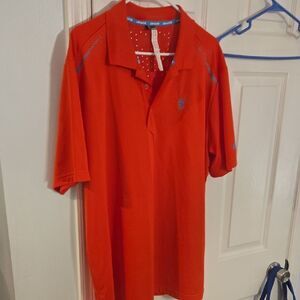 Adidas Red Polo Shirt Casual Wear